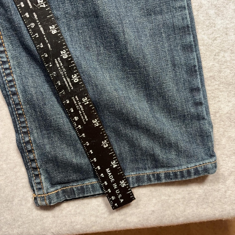 Cinch Silver Label Slim Jeans Mens 28x36 Blue Med Wash Straight Denim MB98034006 - Picture 9 of 12